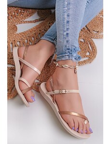 Ipanema Béžovo-zlaté gumené sandále Fashion Sandal VIII