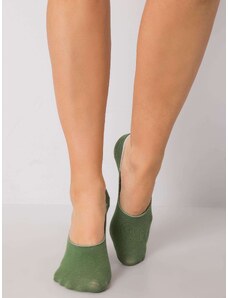 Fashionhunters Women's ankle socks green color