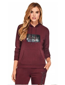 Outlet - GUESS mikina Phylicia Rhinestone Logo Hoodie, 1376800-S