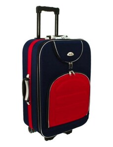 Cestovný kufor RGL 801 modrý / červený- malý