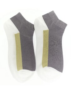 AURA.VIA Dámske sivo-biele ponožky NIX