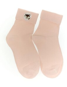 AURA.VIA Dámske svetlo-ružové ponožky DINA