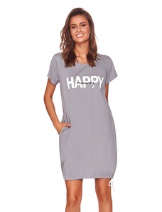Doctor Nap Nočná košeľa na dojčenie 9504 Happy Grey