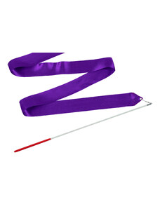 VFstyle Detská gymnastická stuha s tyčkou fialová 2 m