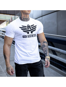 Ultrasoft tričko Iron Aesthetics W&B, biele