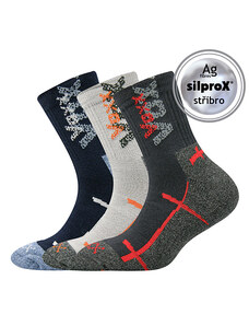 WALLÍK detské antibakteriálne športové ponožky so striebrom VoXX