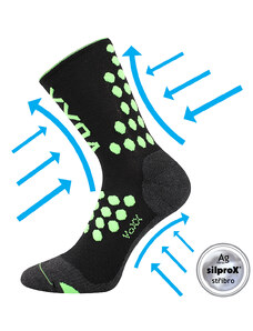 FINISH kompresné farebné športové ponožky VoXX