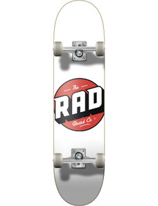 rad Skateboard logo classic complete white