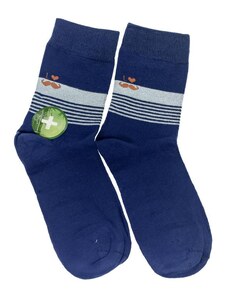 AURA.VIA Dámske modré ponožky GROOT