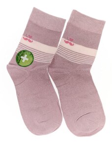 AURA.VIA Dámske ružové ponožky GROOT