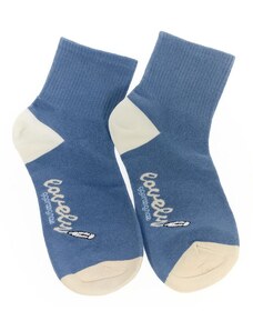 AURA.VIA Dámske modré ponožky FALCO