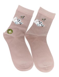 AURA.VIA Dámske staroružové ponožky CAT