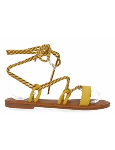 dámske sandálky Givana žltá 2041