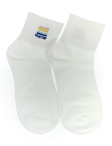 AURA.VIA Dámske biele ponožky PENELOPE