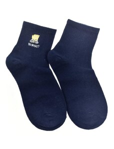 AURA.VIA Dámske tmavo-modré ponožky PENELOPE
