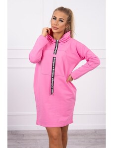 Mondo Italia Šaty s kapucňou Bonjour MI0153 svetloružové