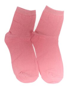 AURA.VIA Dámske tmavo-ružové ponožky BLIT