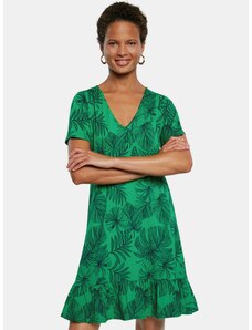 Green A-line Dress Desigual Vest Nadia - Women