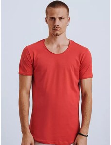 Buďchlap Jednoduché tričko v červenej farbe