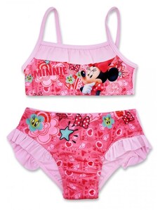 Setino Dievčenské dvojdielne plavky bikiny Minnie Mouse Disney - sv. ružové