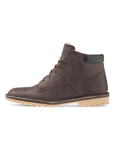 Vasky Hillside Dark Brown - Dámske kožené členkové topánky tmavo hnedé, ručná výroba jesenné / zimné topánky
