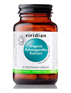 VIRIDIAN Ashwagandha Extract Organic 60 kapsúl