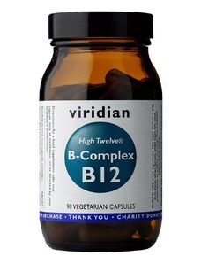 VIRIDIAN B Complex B12 High Twelwe 90 kapsúl