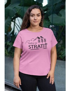 MMO Dámske tričko Poďme sa stratiť Vyberte farbu: Ružová, Vyberte veľkosť: XS