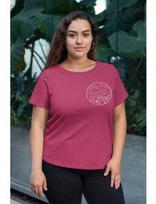 MMO Dámske tričko Pripravená na dobrodružstvo Vyberte farbu: Purpurová, Vyberte veľkosť: XS