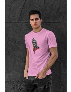 MMO Pánske tričko Ruky Vyberte farbu: Ružová, Vyberte veľkosť: XS