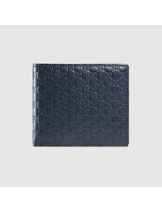 Gucci Microguccissima Black Leather Wallet