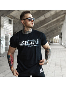 Iron Aesthetics UltraSoft tričko Iron Camo Style, čierne