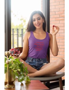 MMO Dámske tielko V pekle bolo plno Vyberte farbu: Fialová, Vyberte veľkosť: XS