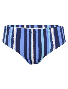 Aoda Serpiente blue pánske slipové plavky s prúžkami 003