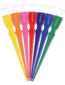 Comair Tinting Brushes Rainbow 7 ks, Mini