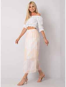 Basic Svetlobéžová plisovaná sukňa
