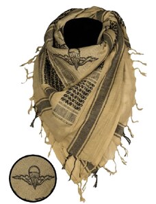 MIL-TEC Arafatka Shemag Paratrooper pieskovo-čierna