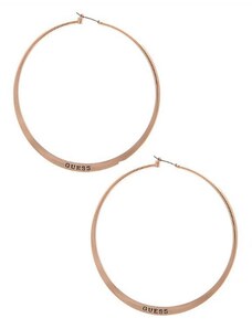 Outlet- GUESS náušnice Gold-Tone Large Logo Hoop Earrings, 13406