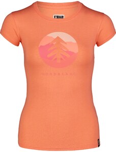 Nordblanc Oranžové dámske elastické tričko SUNTRE