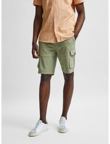 Light Green Shorts with Pockets Selected Homme Marcos - Men