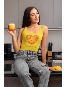 MMO Dámske tielko Srdcom navždy na Slovensku Vyberte farbu: Žltá, Vyberte veľkosť: XS