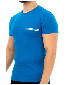 EMPORIO ARMANI pánské modré tričko