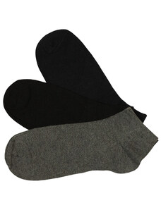 UK LOOKeN Pánske členkové ponožky mäkký lem ZJS-3101 - 3bal