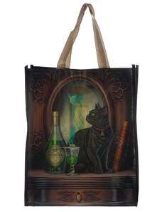 Nákupná taška mačka a absinth - design Lisa Parker