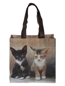 Malá nákupná taška s 3 mačiatkami