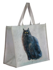 Nákupná taška s okatou mačkou