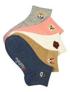 Look Ponožky s psíkom bavlnené ZMM32019