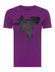 Pánske tričko Guess Jeans c-neck purple