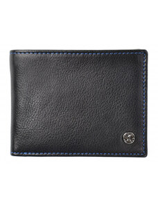 SEGALI Pánska kožená peňaženka SEGALI 907 114 026 čierna/modrá