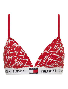 TOMMY HILFIGER - Tommy signature triangle podprsenka s jemnou výstužou a nastaviteľnými ramienkami